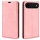 Mobigear Retro Slim iPhone Air Étui Portefeuille - Rose