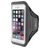 Mobiparts Comfort Fit Brassard Téléphone iPhone SE (2020) Brassard Coque de Sport en Neoprène - Noir