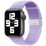 Mobigear Braided Bracelet Nylon Apple Watch Fermeture à pince - 49/46/45/44 mm - Lavande