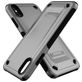 Mobigear Slim Armor Coque iPhone XS Max Coque arrière Rigide Anti-Chocs - Argent