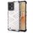 Mobigear Honeycomb Coque Realme C31 Coque arrière Rigide Anti-Chocs - Blanc
