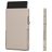 Valenta Cardprotector Porte-cartes Aluminium - 5 cartes - Compatible MagSafe - Titane