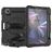 Mobigear SureGrip Xtreme Coque iPad Pro 11 Pouces (2025) Coque arrière en Plastique rigide,Silicone + Porte-crayon + Bandoulière + Support Amovible - Noir