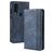 Mobigear Sensation Housse Motorola One Action Etui Porte-Monnaie - Bleu