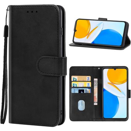 Mobigear Wallet HONOR X7 Étui Portefeuille - Noir