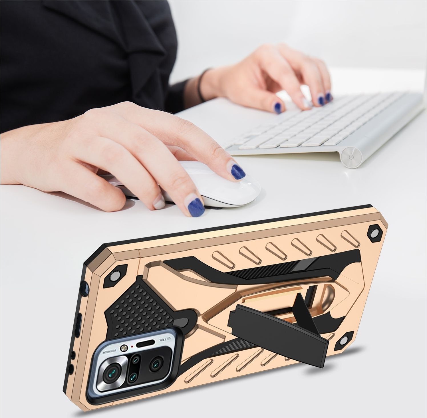 SEAHAI Transparente Coque Pour Xiaomi Redmi Note 14 Pro 4G