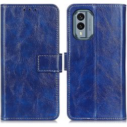 Mobigear Basic Housse Nokia X30 Etui Porte-Monnaie - Bleu