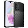 Mobigear Groove Coque Samsung Galaxy A56 Coque arrière en TPU Souple - Noir
