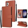 Mobigear Wallet Housse Samsung Galaxy S26 Plus Etui Porte-Monnaie - Marron