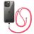 Mobigear Lanyard - Cordon de téléphone universel ajustable - Rose