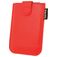 Valenta Card Pocket Slide - Porte Cartes en en Cuir véritable - 5 Cartes - Rouge