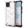 Mobigear Honeycomb Coque Realme C21 Coque arrière Rigide Anti-Chocs - Blanc