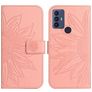 Mobigear Sunflower Housse TCL 305 Etui Porte-Monnaie - Rose