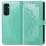 Mobigear Mandala Housse Samsung Galaxy A16 Etui Porte-Monnaie - Vert