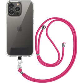 Mobigear Lanyard - Cordon de téléphone universel ajustable - Rose