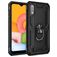 Mobigear Armor Ring Coque Samsung Galaxy A01 Coque arrière Rigide Anti-Chocs avec Anneau-Support - Noir