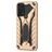 Mobigear Armor Stand Samsung Galaxy A03s Plastique rigide Coque arrière Antichoc avec béquille - Or