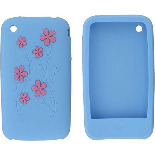 Xccess Coque iPhone 3G Coque arrière en Silicone - Bleu