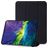 Mobigear Tri-Fold Gel Coque iPad 11 (2025) Etui en TPU,Similicuir - Noir