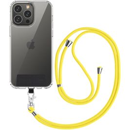 Mobigear Lanyard - Cordon de téléphone universel ajustable - Jaune