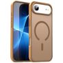Mobigear Shockproof Coque iPhone Air MagSafe Coque arrière Rigide - Desert Gold