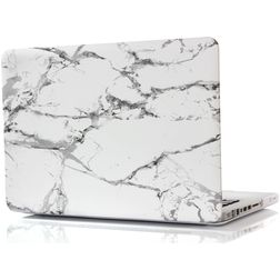 Mobigear Marble MacBook Pro 15 pouces (2008-2012) Coque rigide pour MacBook - Blanc - Modèle A1260 / A1286