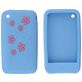Xccess Coque iPhone 3G Coque arrière en Silicone - Bleu