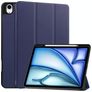 Mobigear Tri-Fold Coque iPad Air 13 Pouces (2024) Etui + Porte-crayon - Dark Blue