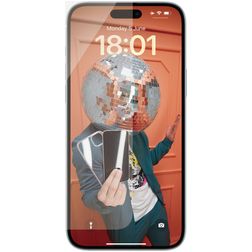PanzerGlass Classic Fit iPhone 15 Plus Verre trempé Protection d'écran - Compatible coque
