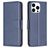 Mobigear Excellent Housse iPhone 15 Pro Etui Porte-Monnaie - Bleu