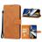 Mobigear Wallet Housse POCO X5 Pro Etui Porte-Monnaie - Marron