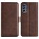 Mobigear Slim Magnet Housse Motorola Moto G62 Etui Porte-Monnaie - Marron