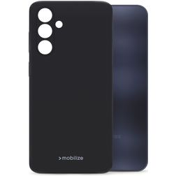 Mobilize Rubber Gelly Coque Samsung Galaxy S25 Ultra Coque arrière en TPU Souple - Noir