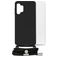 Mobilize Lanyard Gelly Samsung Galaxy A13 4G Coque avec cordon en TPU Souple - Noir