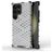 Mobigear Honeycomb Coque Samsung Galaxy S24 Ultra Coque arrière Rigide Anti-Chocs - Blanc