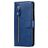 Mobigear Zipper Housse Xiaomi Redmi Note 9 Etui Porte-Monnaie - Bleu