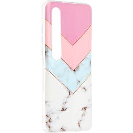 Mobigear Marble Coque Xiaomi Mi 10 Coque arrière en TPU Souple - Tricolore