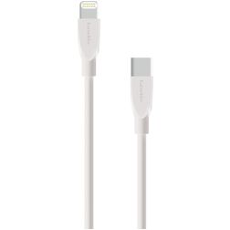 Mobiparts - Câble USB-C vers Apple Lightning MFI 1 mètre - Blanc
