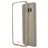 Mobilize Gelly Plus Coque Samsung Galaxy S7 Edge Coque arrière en TPU Souple - Transparent / Rose doré