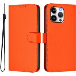 Mobigear Urban Wallet iPhone 16 Pro Max Étui Portefeuille - Orange