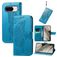 Mobigear Butterfly Housse Google Pixel 8 Etui Porte-Monnaie - Bleu