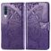 Mobigear Butterfly Housse Samsung Galaxy A50 Etui Porte-Monnaie - Violet