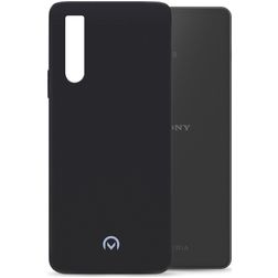 Mobilize Rubber Gelly Coque Sony Xperia 10 IV Coque arrière en TPU Souple - Matt Black