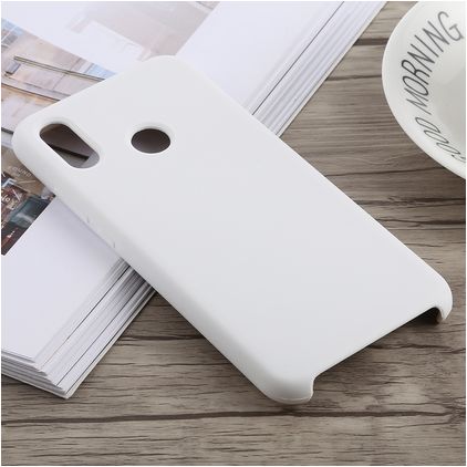 Mobigear Rubber Touch Huawei P20 Lite (2018) Silicone Coque arrière - Blanc