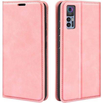 Mobigear Retro Slim Housse TCL 30 Etui Porte-Monnaie - Rose