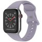 Mobigear Sport Dual Bracelet Silicone Apple Watch Fermeture à clou et passant - 49/46/45/44 mm - Lavender Grey
