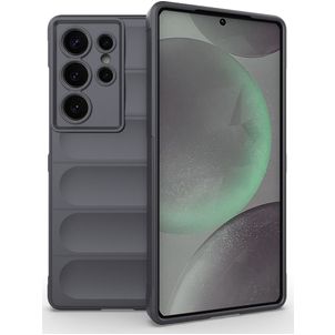 Mobigear Bumpy Coque Samsung Galaxy S25 Ultra Coque arrière en TPU Souple - Gris