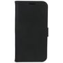 Valenta Classic Housse iPhone 12 Mini Etui en Cuir Véritable Porte-Monnaie - Noir