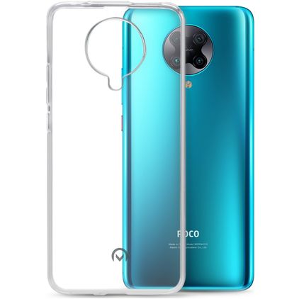 Mobilize Gelly Transparent POCO F2 Pro TPU souple Coque arrière - Transparent
