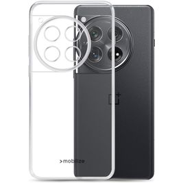 Mobilize Gelly Coque Transparente OnePlus 12 Coque arrière en TPU Souple - Transparent